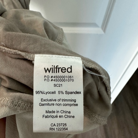 Wilfred Flowy Maxi Dress - Beige - Small - Picture 5 of 6